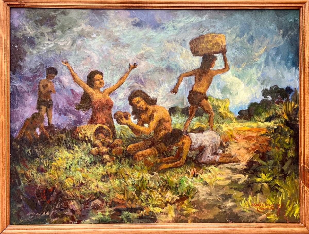 ‘Balaang Kinampay’ (24 by 32 inches, acrylic on canvas, 2021) by Czar Cempron.